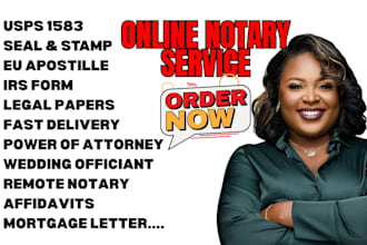 notorize documents remote USA and international florida notary public