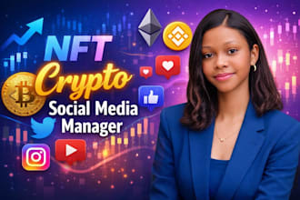 do crypto social media manager, web3 manager, crypto content creator and nft