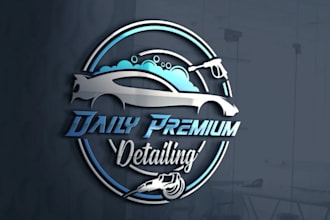 do automotive, auto repair, car wash, mobile and auto detailing logo