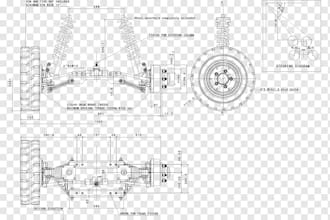 create accurate mechanical hand drawings with dimensions