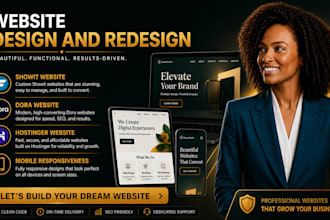 design showit website showit template customization, dora, hostinger website