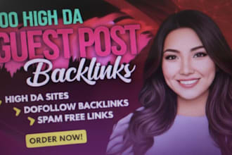 build monthly high authority backlinks for SEO