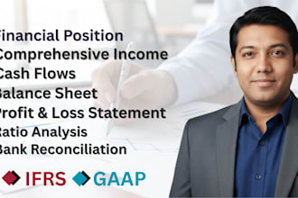 prepare financial statements, projections, profit and loss statement