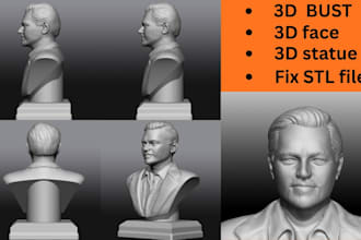 sculpt 3d bust 3d face 3d figurine statue 3d full body model figure 3d printing