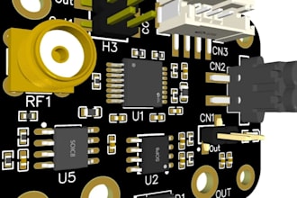 provide complete industrial pcb and embedded system design with gerber and bom