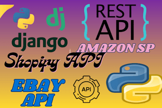 create a rest or soap API for shopify, amazon sp, ebay, and ecommerce automation
