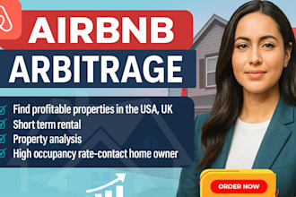 source profitable USA and UK real estate deals for airbnb arbitrage