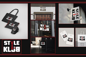 design a modern brand identity that speaks style
