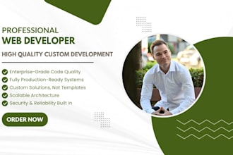 be your backend developer, website developer, software engineer