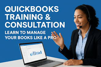 teach and guide you to master quickbooks online bookkeeping