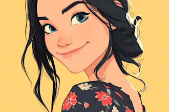 do disney cartoon portrait