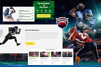 design football, soccer, sports website