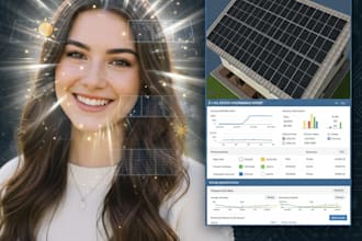 design solar pv system and make a pvsol simulation report