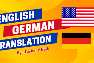translate english to german professionally
