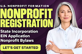 register your US nonprofit, apply for an ein and prepare bylaws
