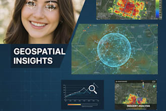 create gis map, geospatial analysis, imagery analysis
