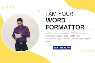 format and create word document for you