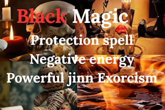 remove curse, hex, negativity  and cast a protection spell