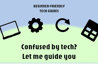 create beginner friendly tech guides or tutorials
