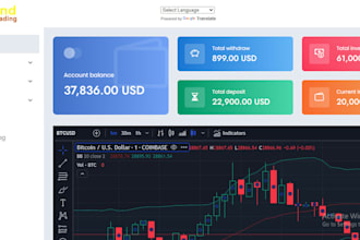 build a crypto investment website