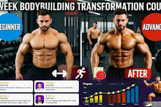 8 week bodybuilding transformation course beginner to advanced