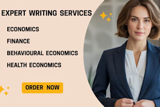 write on economics,essay, finance, behavioral, health economics