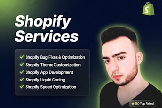 fix shopify issues and do custom shopify coding and customization
