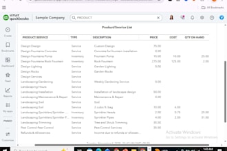 setup inventory tracking in quickbooks online