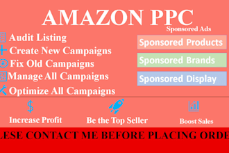manage and optimize amazon PPC campaigns