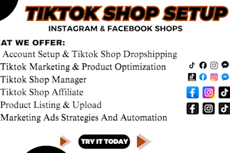 setup tiktok shop fix tiktok shop account tiktok shop marketing pod