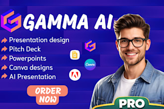 design gamma ai pitch deck powerpoint slides canva presentation design