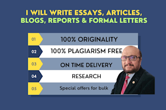 write essays, articles, blogs, reports, and formal letters