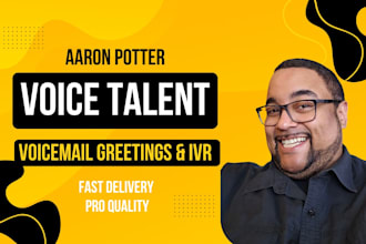 voice your on hold greeting, professional IVR, and voice mail