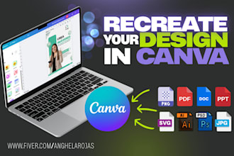 redesign convert or recreate your graphics in canva