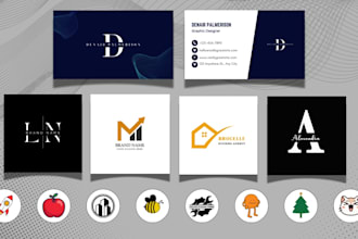 professionally design business card, logo and favicon