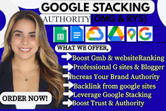 do google authority stacking, cloud backlink and local SEO to boost gbp ranking