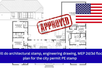 design solar pv permit plan, architectural drawing plan, pe stamps structure
