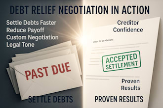 create a debt negotiation letter offering a reduced payoff amount