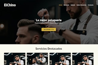 crearé tu página web profesional y responsiva para tu negocio