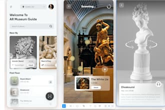develop ar art gallery app art training app art display app art marketplace app