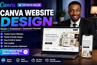 canva website design canva landing page canva website canva