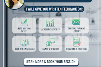 give you written feedback on your ielts writing task