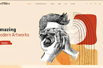 build squarespace gallery website art studio painting sculpture display website
