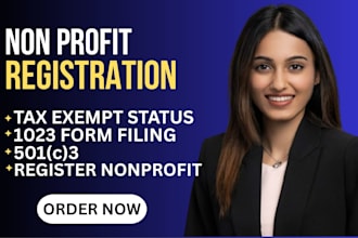 help you register your nonprofit, file form 1023 and obtain 501c3 status fast