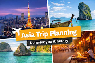 plan your asia trip, japan, thailand, vietnam and more
