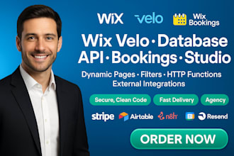 setup wix ai agent wix api wix automation wix velo  wix website cms wix booking