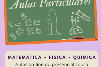 give private lessons in math  aulas particulares de matemática