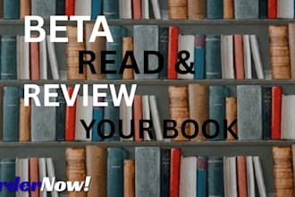 review your books, manuscripts, novels and translations