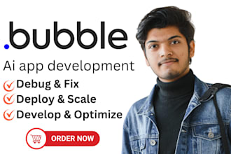 be bubble io app developer for bubble website saas mvp and API integration