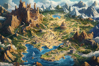 make a jaw dropping fantasy, board game, or dnd map